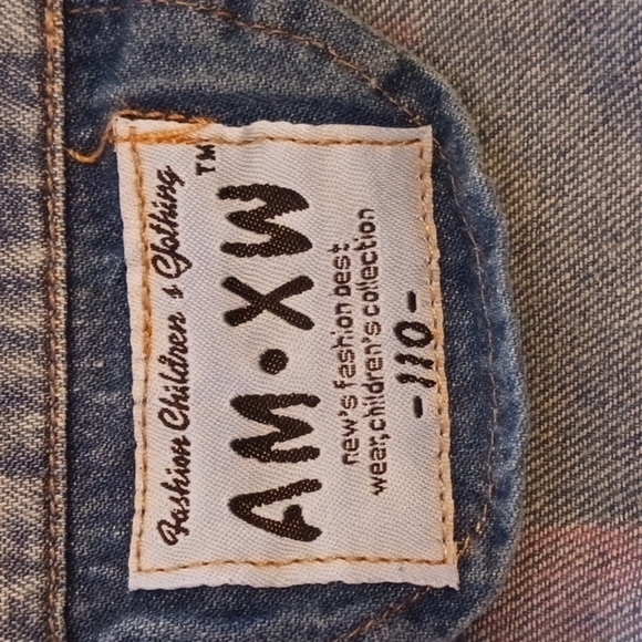 AM*XW DISTRESSED DENIM VEST - Picture 4 of 5